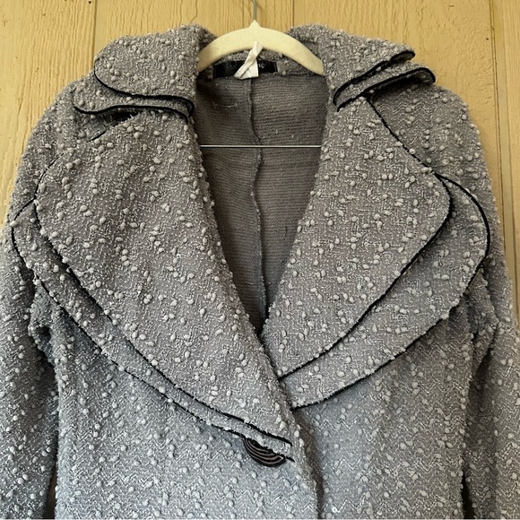 Song & Sung Gray Pea Coat - Picture 3 of 7